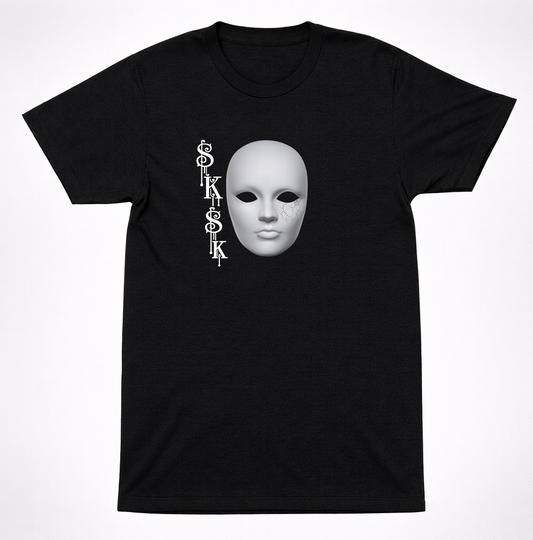 Scary Kids Scaring Kids Mask Text T-Shirt Post Hardcore Emo Metalcore Band Tee