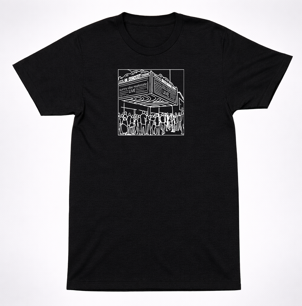 SDRE Sunny Day Real Estate Live in Concert Emo Music Band Retro T-Shirt 1990s