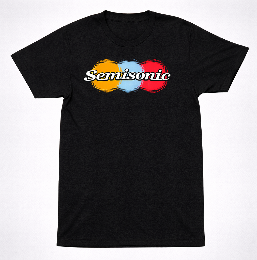 Semisonic Color Circle Logo Shirt 90s Alternative Rock Radio Band Tee