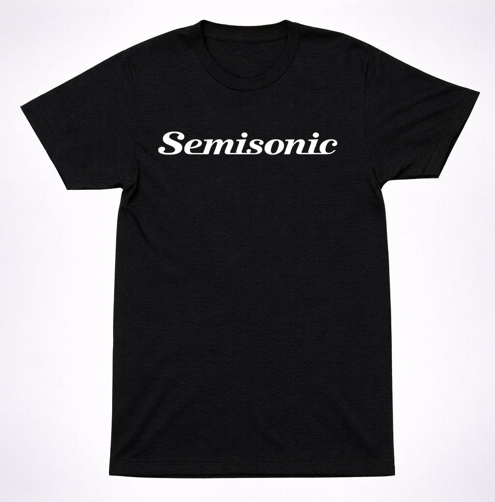 Semisonic Script Text Logo Shirt 90s Alternative Rock Radio Band Tee