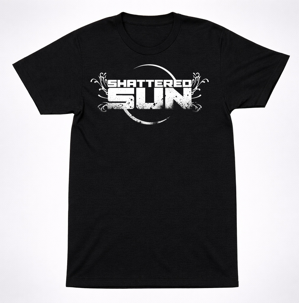 Shattered Sun Logo T-Shirt – Heavy Metalcore Post Hardcore Band Tee Black