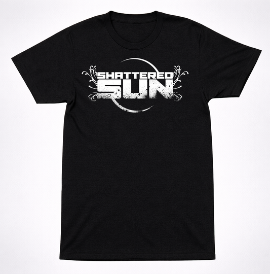 Shattered Sun Logo T-Shirt – Heavy Metalcore Post Hardcore Band Tee Black