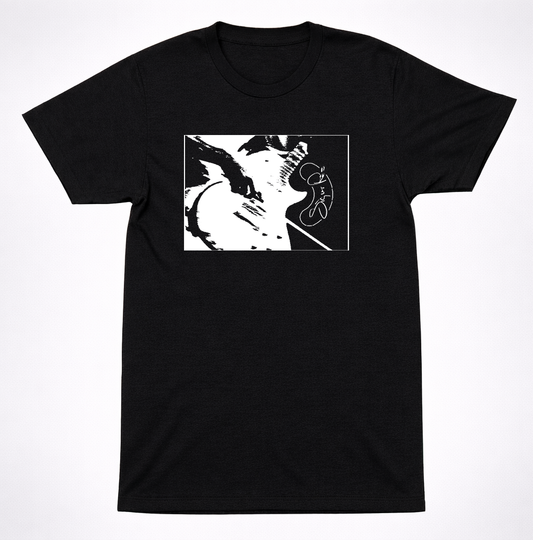 Sigur Rós Guitar Violin Bow Indie emo T-Shirt Post-Rock Ambient Graphic Tee