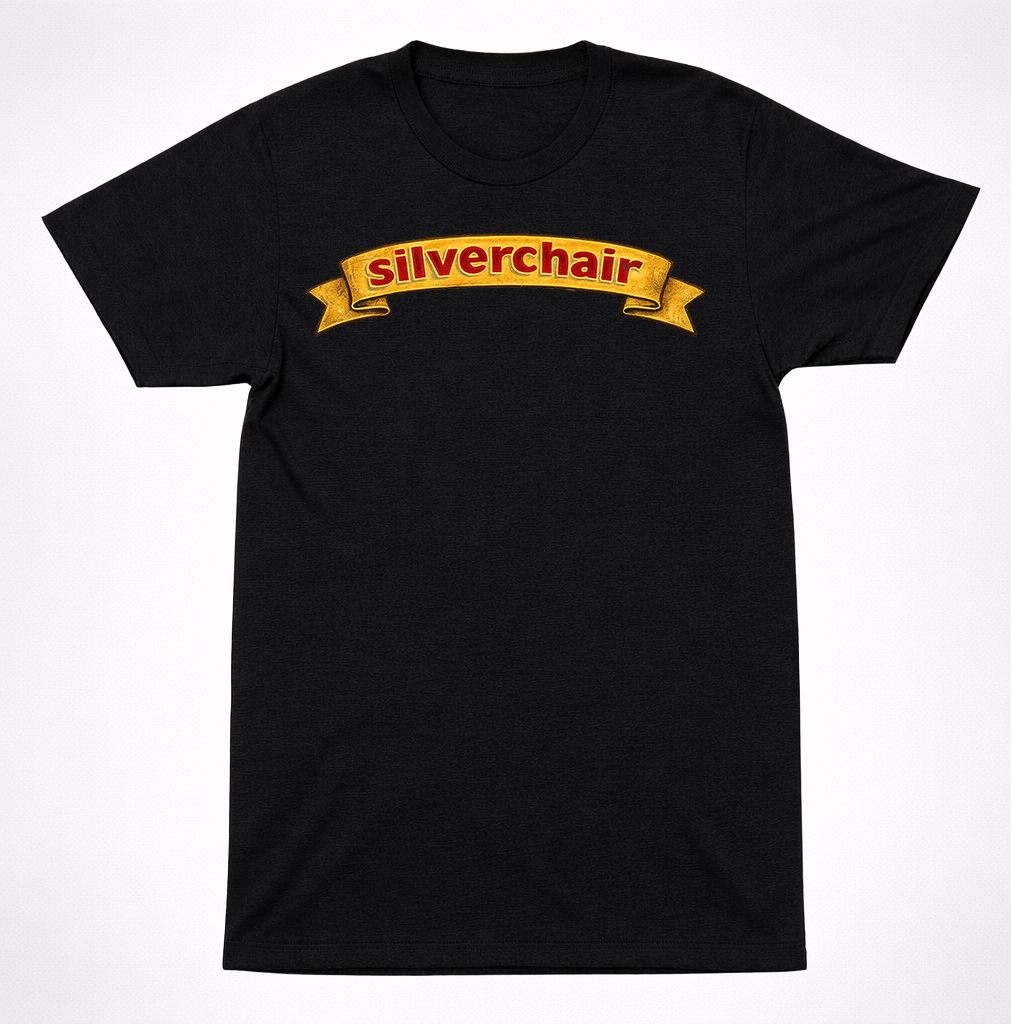 Silverchair Banner Logo Shirt 90s Grunge Alternative Rock Band Tee