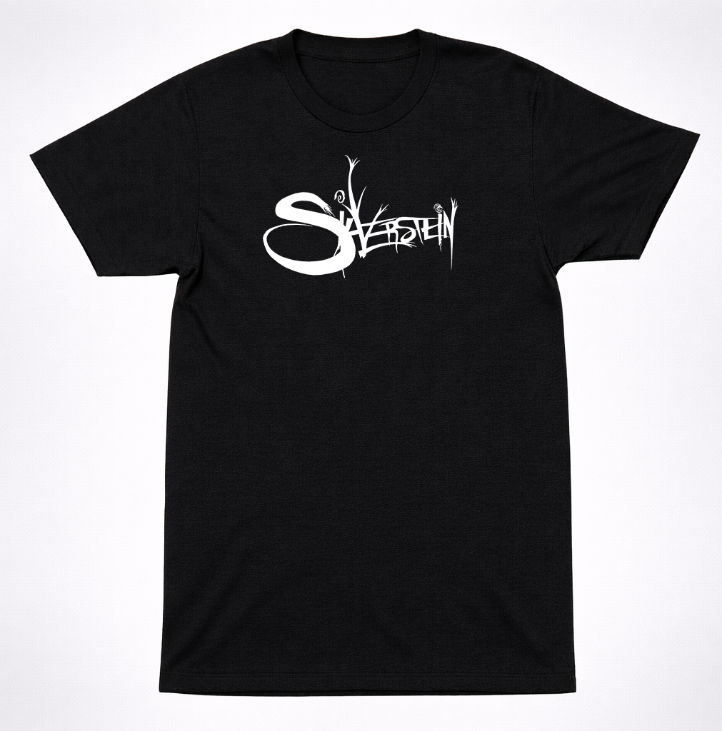 Silverstein Scratch Logo Black T-Shirt Minimal Emo Post Hardcore Band Tee