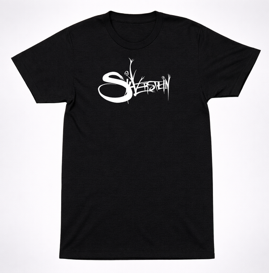 Silverstein Scratch Logo Black T-Shirt Minimal Emo Post Hardcore Band Tee