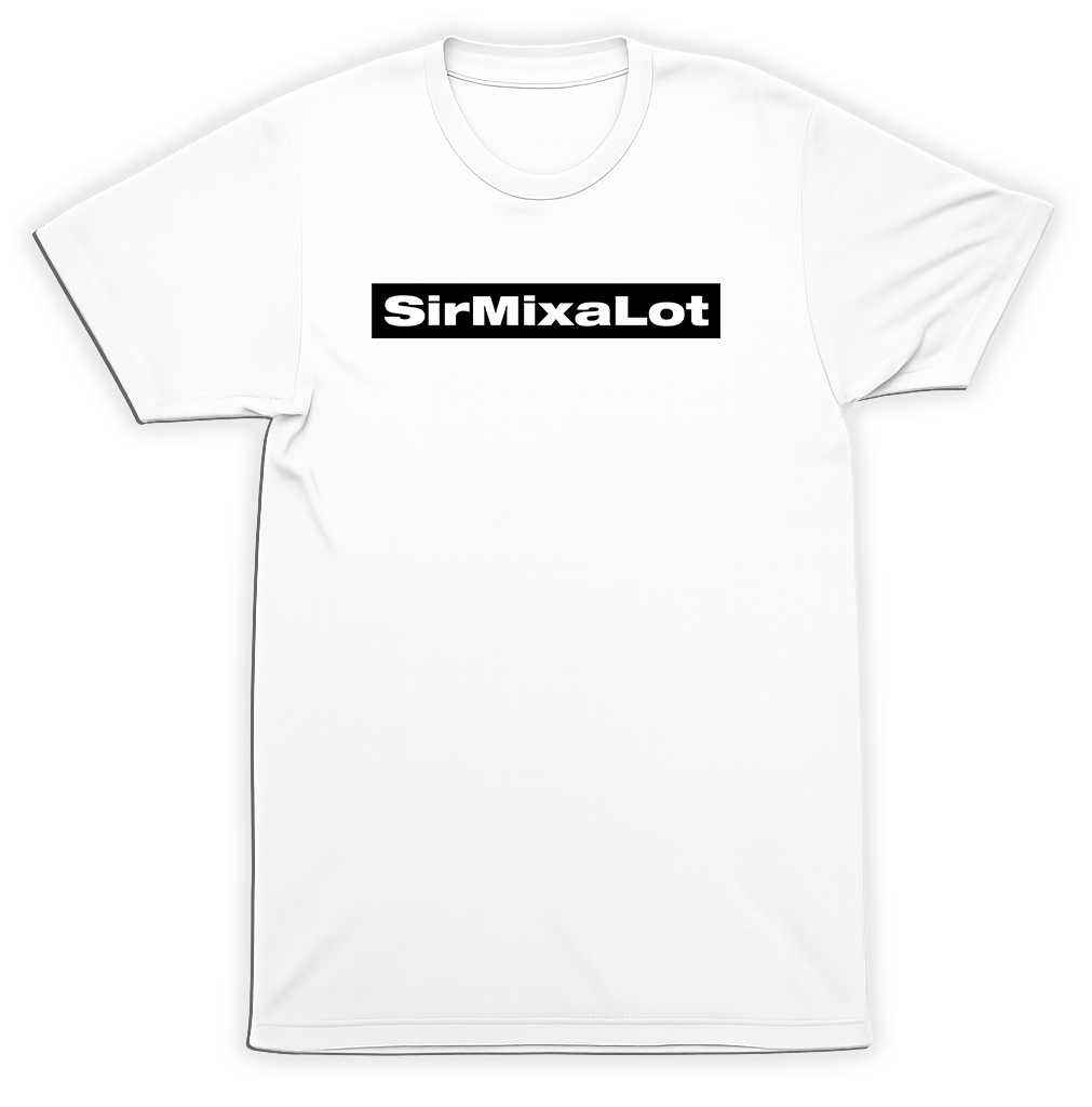 Sir Mix-A-Lot Block Logo Shirt Classic Hip Hop Rap Legend Graphic Shirt