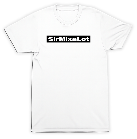 Sir Mix-A-Lot Block Logo Shirt Classic Hip Hop Rap Legend Graphic Shirt
