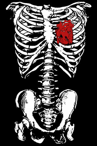 SKELETON AND HEART donnie darko emo hipster B2C SHIRT