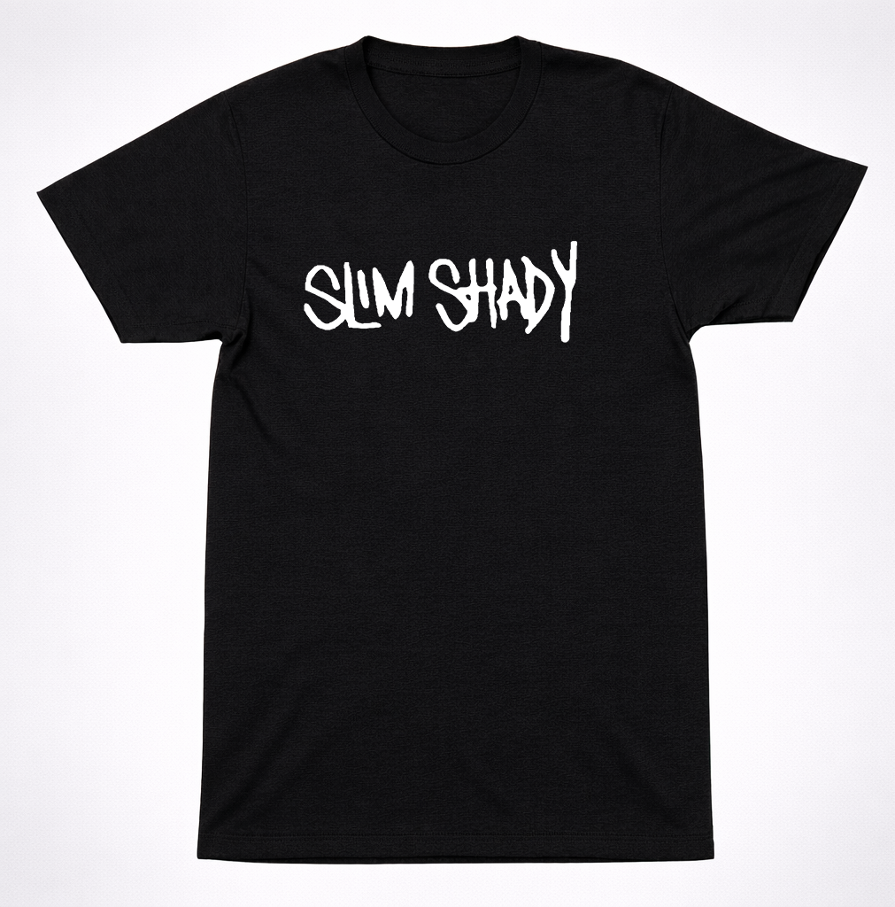 Slim Shady Shirt Eminem Alter Ego Hip Hop Rap Minimal Script Design