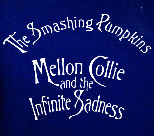 SMASHING PUMPKINS SP HEART grunge rock band BW SHIRT