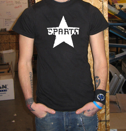 SPARTA STAR indie at the drive in band rock BW SHIRT