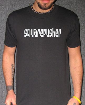 SQUAREPUSHER TEXT electronic techno dj dance BW SHIRT