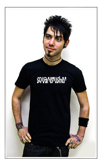 SQUAREPUSHER TEXT electronic techno dj dance BW SHIRT