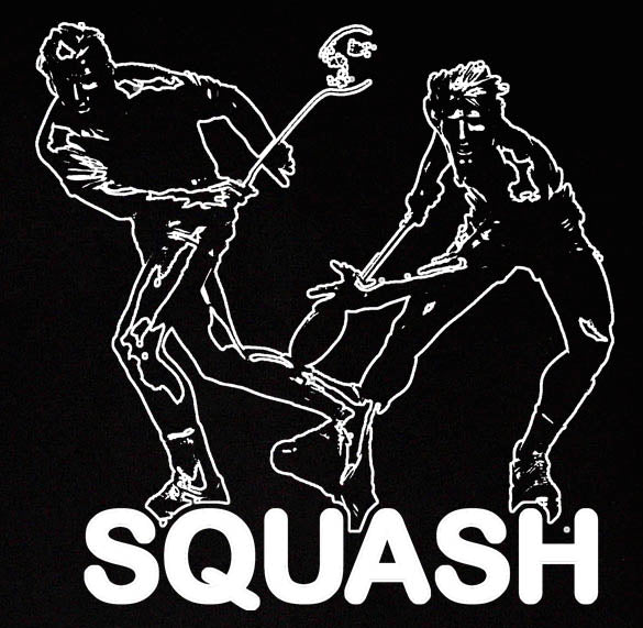 SQUASH racquet sport ball PSA olympics court BW SHIRT