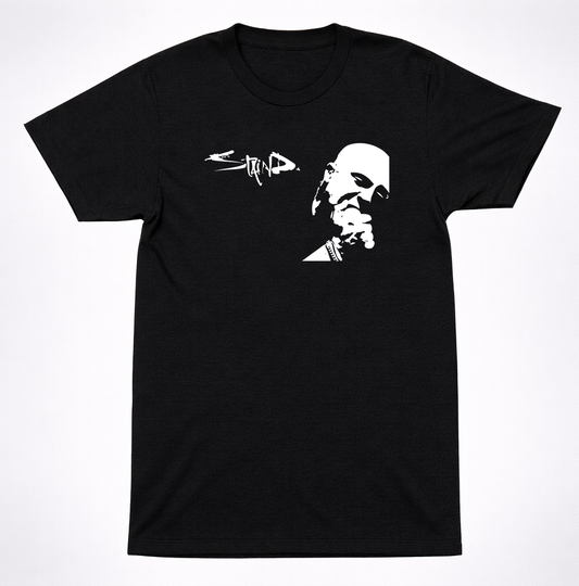 Staind Face Logo T-Shirt Alternative Metal Post-Grunge Rock Band Black Tee