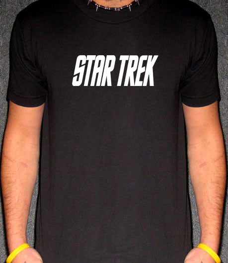 STAR TREK sci-fi trekkie outer space cult film BW SHIRT