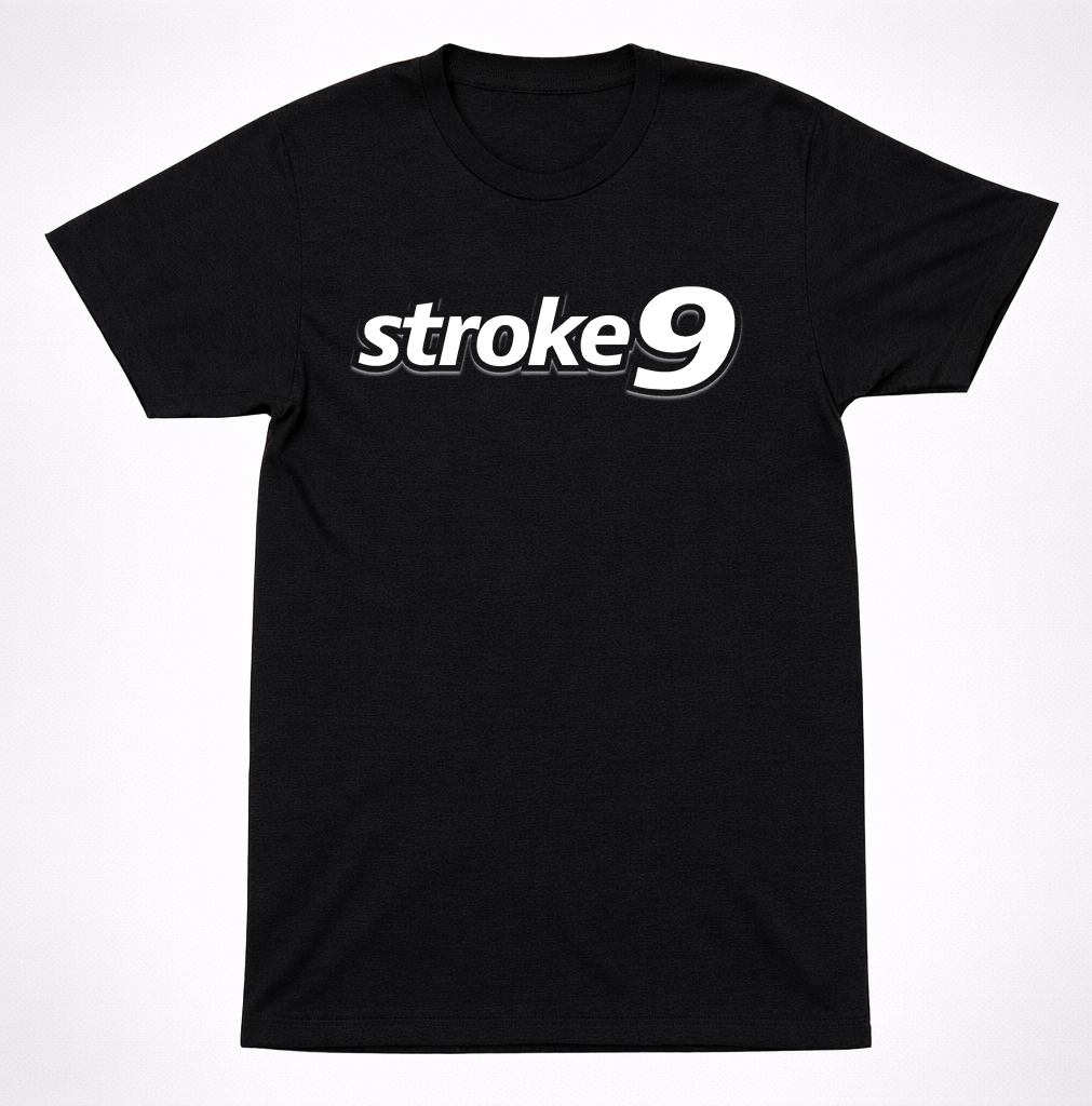 Stroke 9 Logo T-Shirt 90s Alternative Rock Band Vintage Radio Music Tee