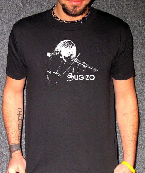 SUGIZO band x japan rock metal luna sea miyavi BW SHIRT