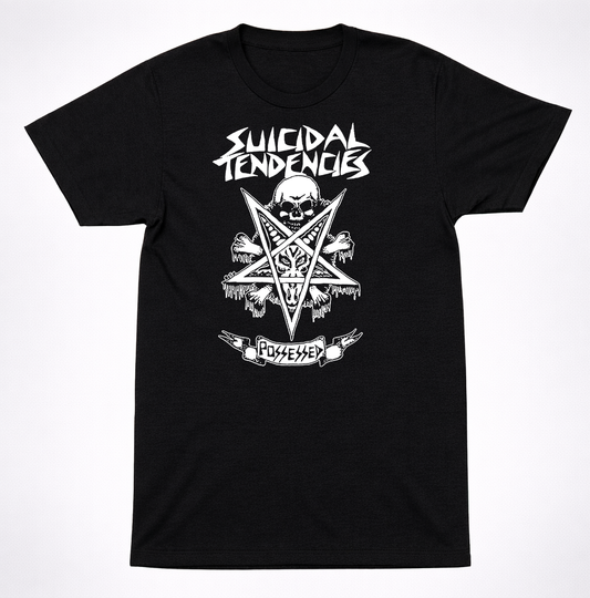 Suicidal Tendencies Possessed Pentagram T-Shirt Punk Crossover Thrash Tee