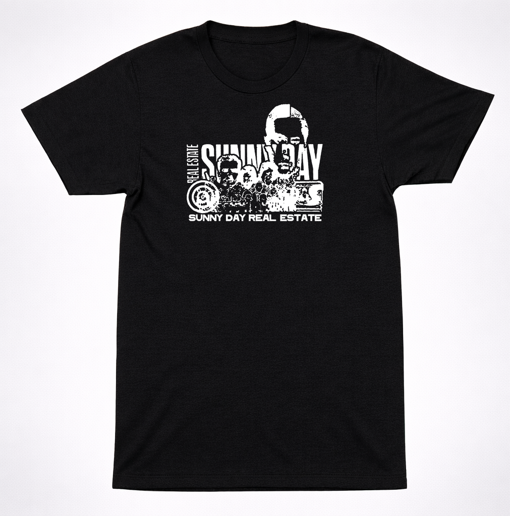 SDRE Sunny Day Real Estate Bulleye post 90's  Emo Music Band Retro T-Shirt 1990s