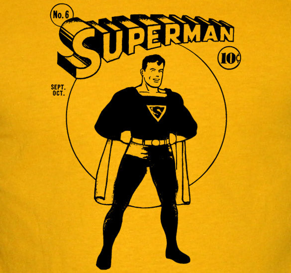 SUPERMAN FULL BODY dc comic super hero vintage YB SHIRT