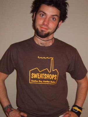 SWEATSHOPS ANOTHER DAY ANOTHER DOLLAR funny BRY SHIRT