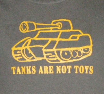 TANKS ARE NOT TOYS peace war protest usa army GY SHIRT