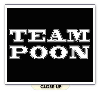 TEAM POON funny vagina sex women party bar new BW SHIRT