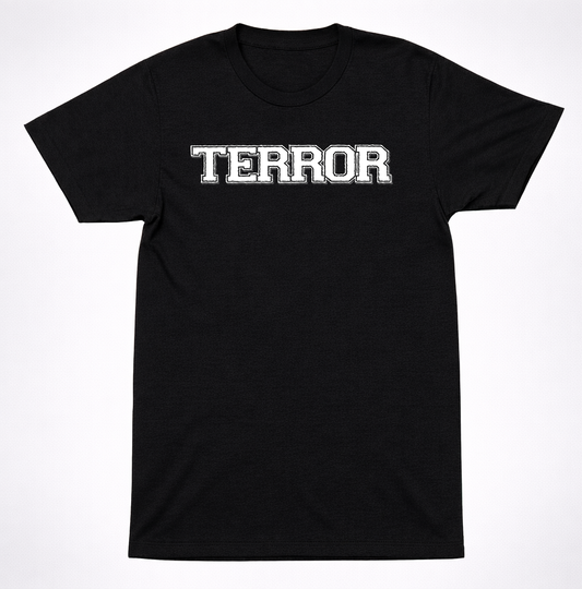 Terror Logo T-Shirt – Hardcore Punk Straight Edge Band Tee Black