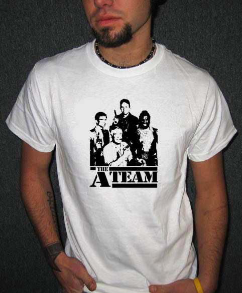 A TEAM mr t action tv show retro vintage funny WB SHIRT