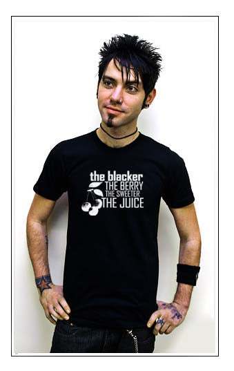 BLACKER THE BERRY SWEETER THE JUICE funny race BW SHIRT