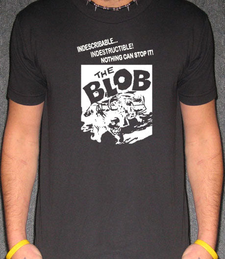 THE BLOB retro vintage horror suspense movie BW SHIRT