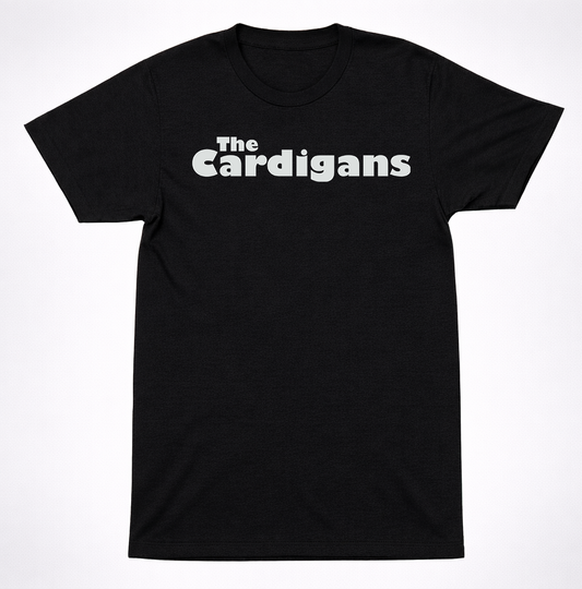 The Cardigans Logo T-Shirt 90s Alternative Pop Swedish Indie Band Tee