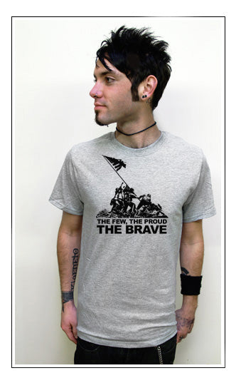 THE FEW THE PROUD THE BRAVE army soldier troops SHIRT