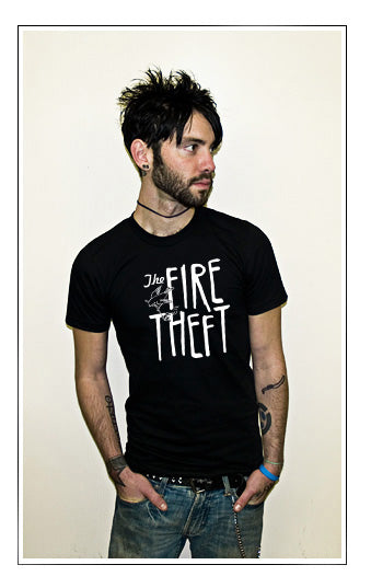 THE FIRE THEFT sunny day real estate emo indie BW SHIRT