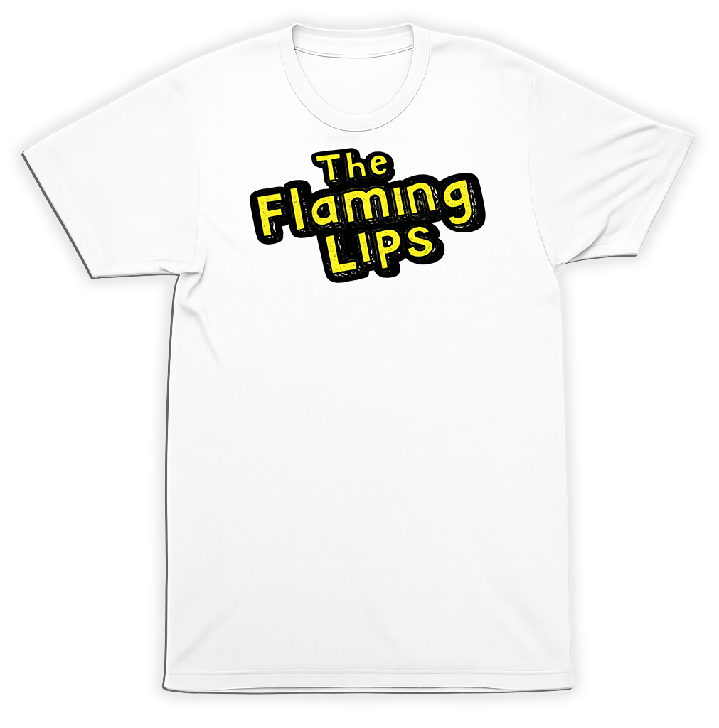 The Flaming Lips Logo T-Shirt Psychedelic Rock Indie Alternative Band Tee