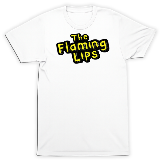 The Flaming Lips Logo T-Shirt Psychedelic Rock Indie Alternative Band Tee