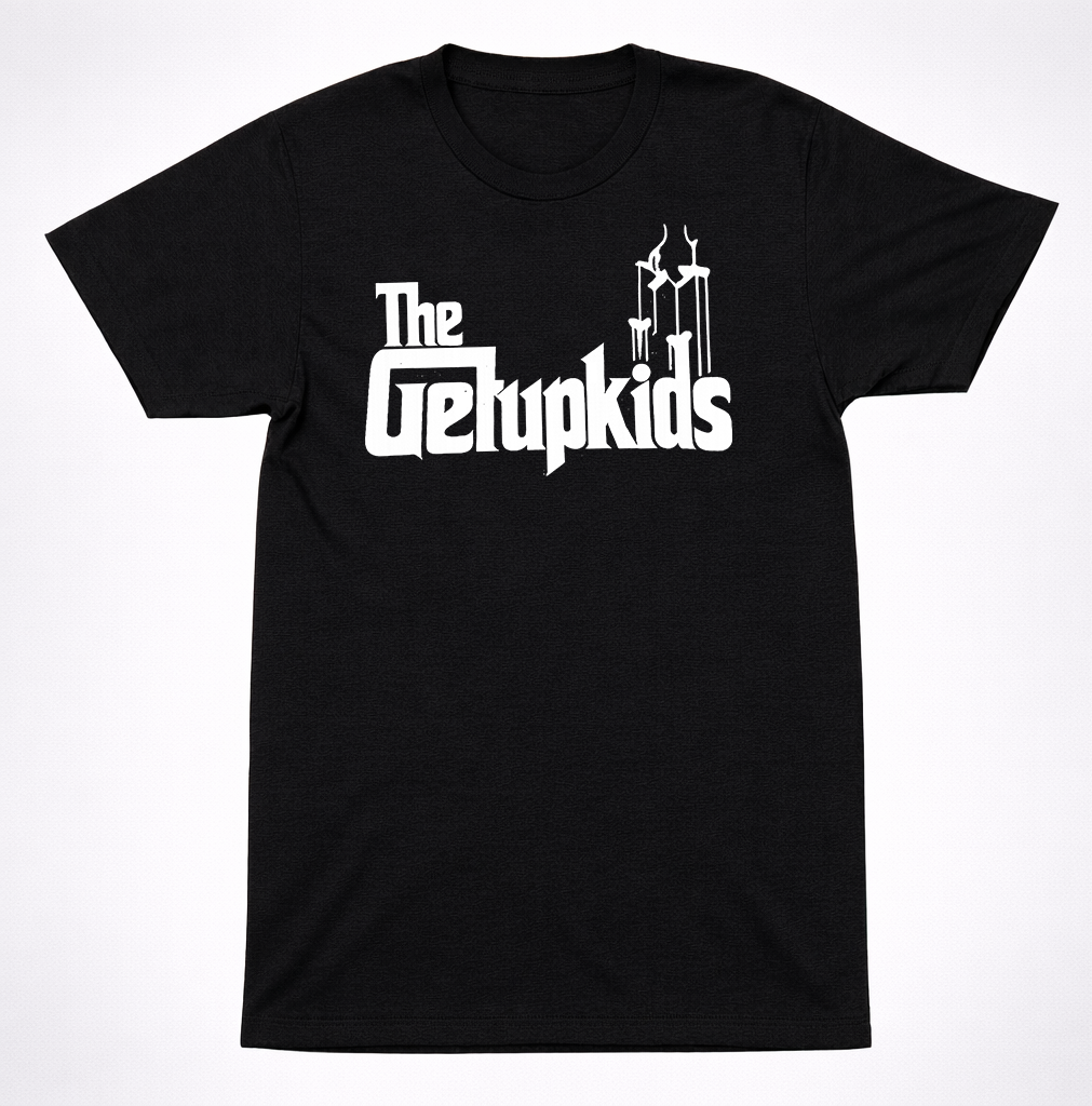 The Get Up Kids T Shirt Marionette Godfather Logo Midwest Emo Punk Milo Tee