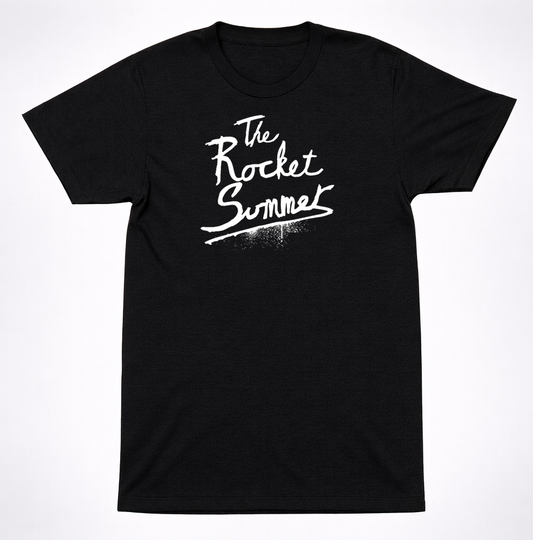 The Rocket Summer Logo T-Shirt – Indie Pop / Emo Band Tee Black