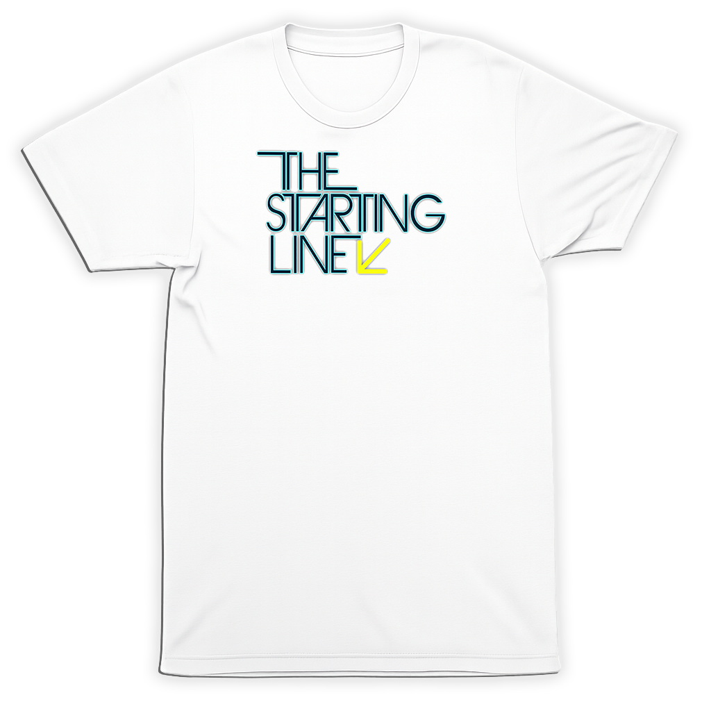 The Starting Line Arrow Logo T-Shirt Early 2000s Pop Punk Emo Band Tee