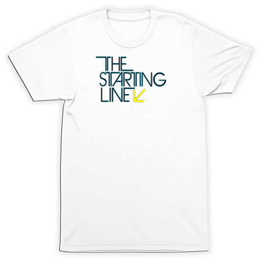 The Starting Line Arrow Logo T-Shirt Early 2000s Pop Punk Emo Band Tee