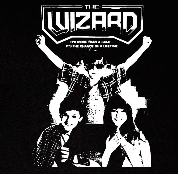 THE WIZARD video game rilo kiley super mario 3 BW SHIRT