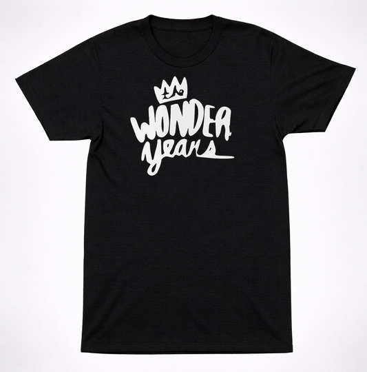 The Wonder Years Crown Logo T-Shirt – Pop Punk Band Tee Black