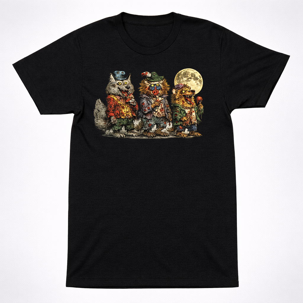 Horror The Three Beggars Shirt Richard Scarry Creepy Kids Book Retro Tee