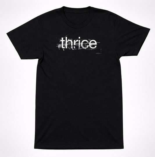 Thrice Logo T-Shirt – Post-Hardcore Alternative Rock Band Tee Black