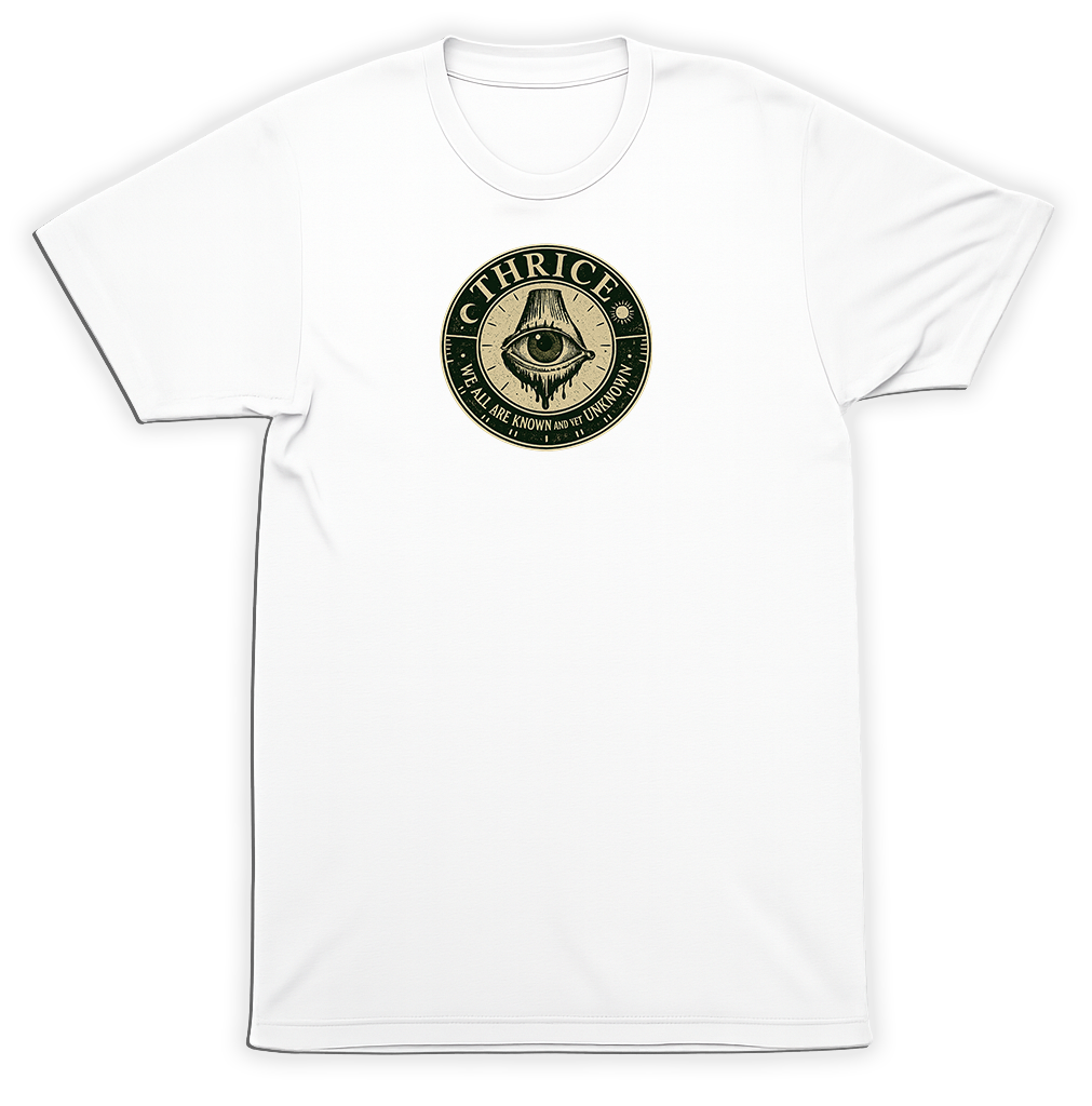 Thrice All-Seeing Eye Seal Symbol Post-Hardcore Band T-Shirt