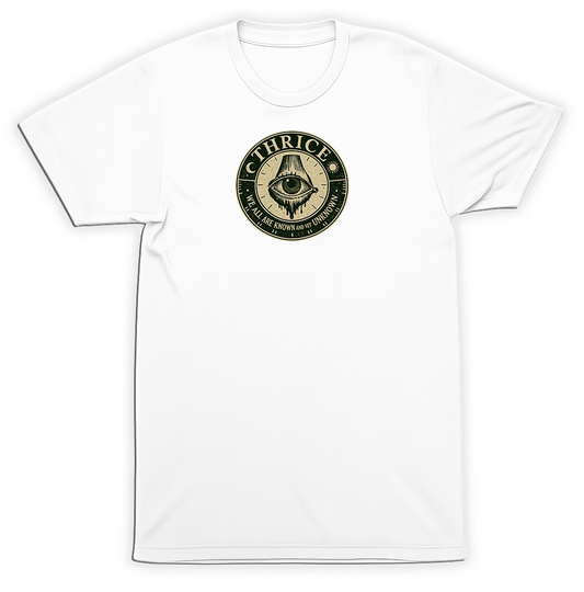 Thrice All-Seeing Eye Seal Symbol Post-Hardcore Band T-Shirt