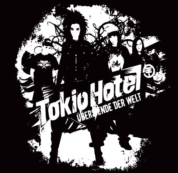 TOKIO HOTEL german mtv emo concert band music BW SHIRT