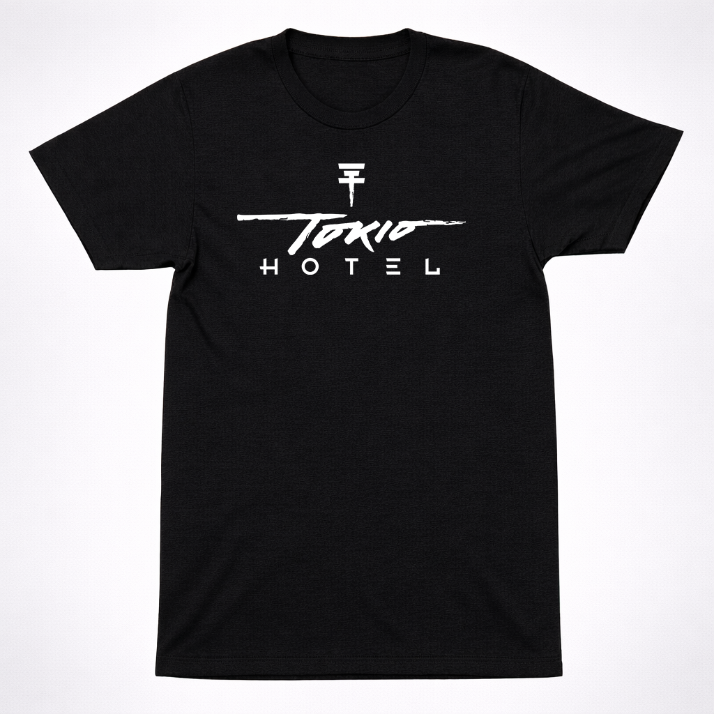 Tokio Hotel Band Shirt TH Emo Alternative Rock Band Minimal Graphic Logo Tee